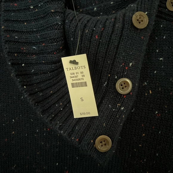 Talbots Cowl Neck Knit Sweater Dress S - Picture 3 of 3